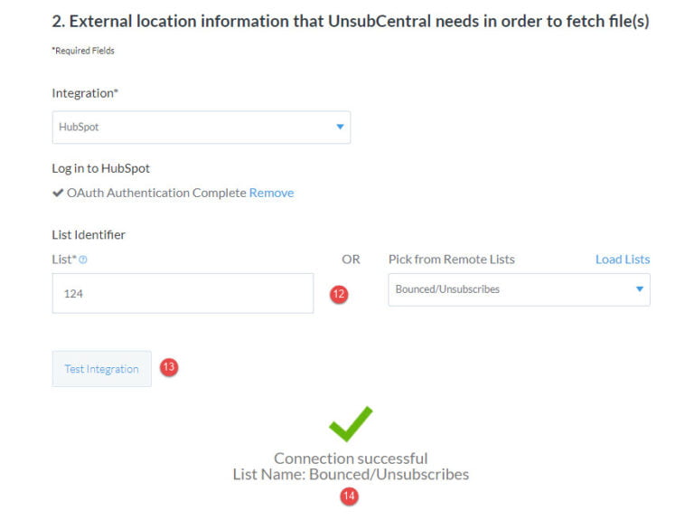 How to Connect Unsubcentral And Hubspot