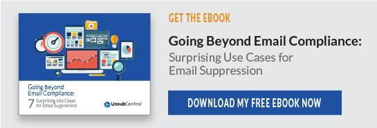 Email Compliance eBook Use Cases for Email Suppression